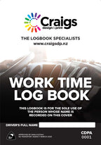 Work Time Logbook - A5 (CDPA)