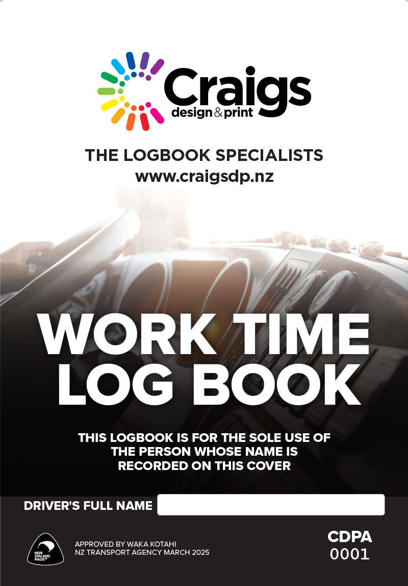 Work Time Logbook - A5 (CDPA)