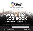 Work Time Logbook + Prestart Checklist (CDPB)