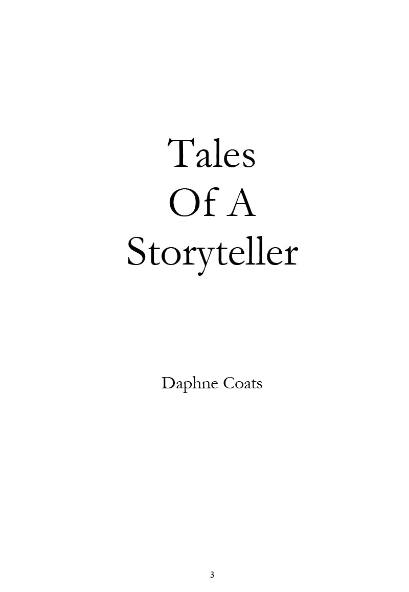 Tales of a Storyteller