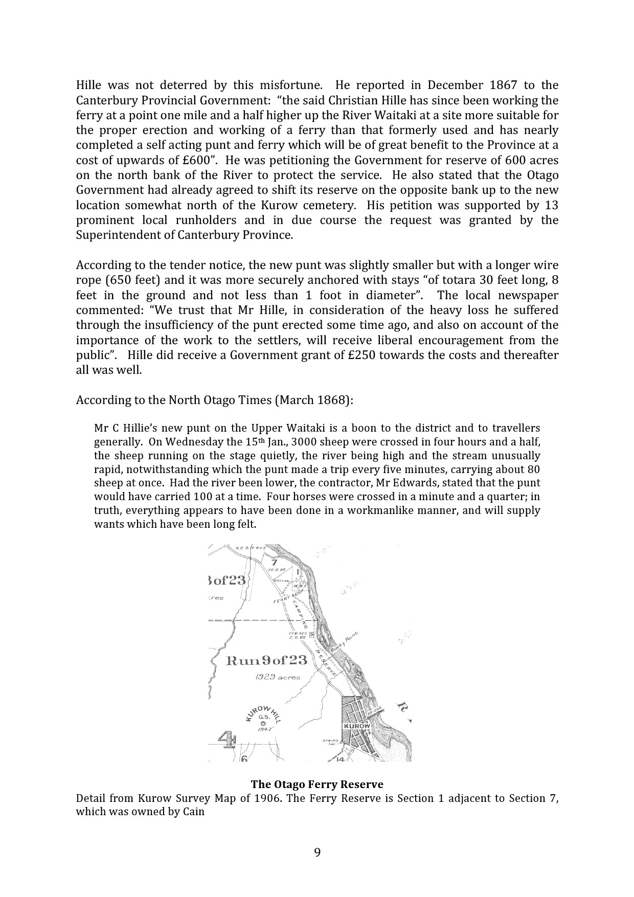 Hakataramea – The Township and Some Nearby Farms