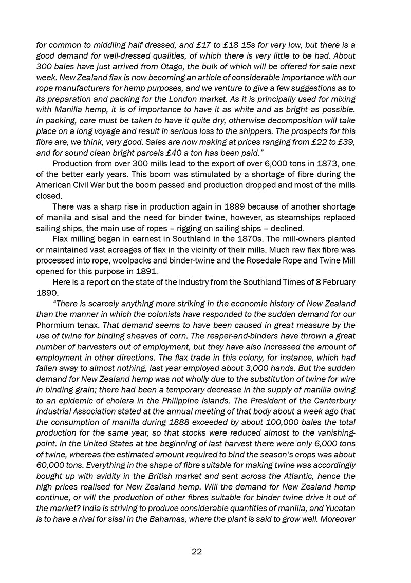 Flax and the Flax Industry in the South