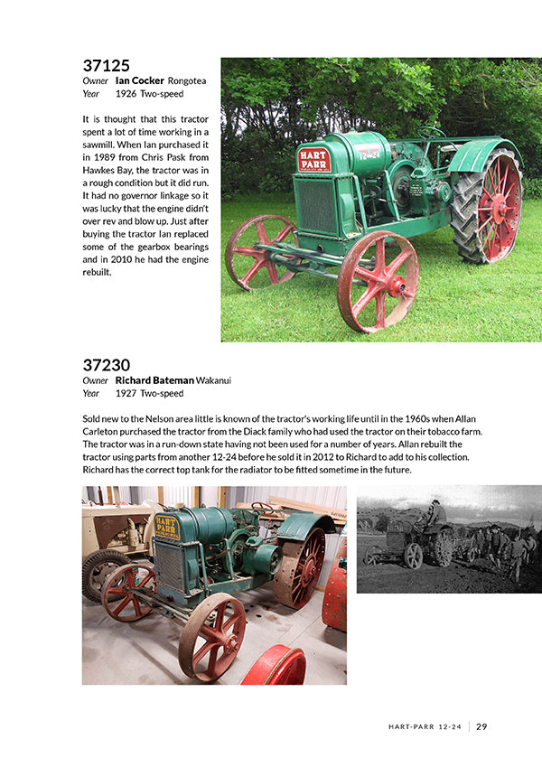 Hart-Parr Tractors in New Zealand