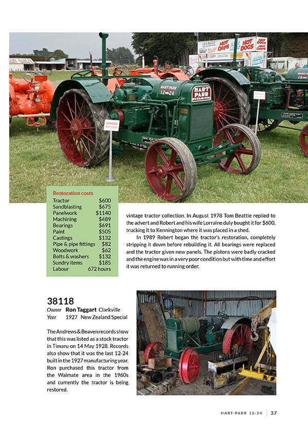 Hart-Parr Tractors in New Zealand