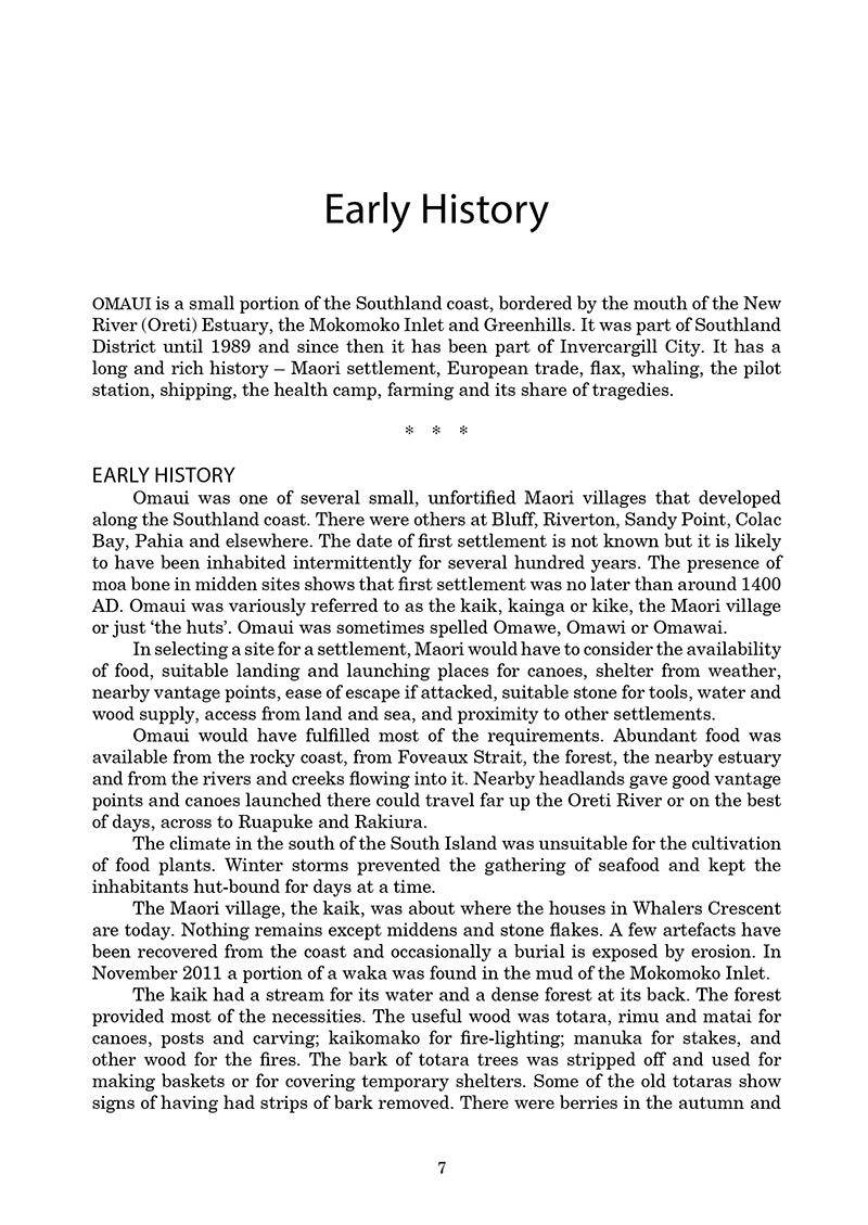 Omaui and the New River Estuary