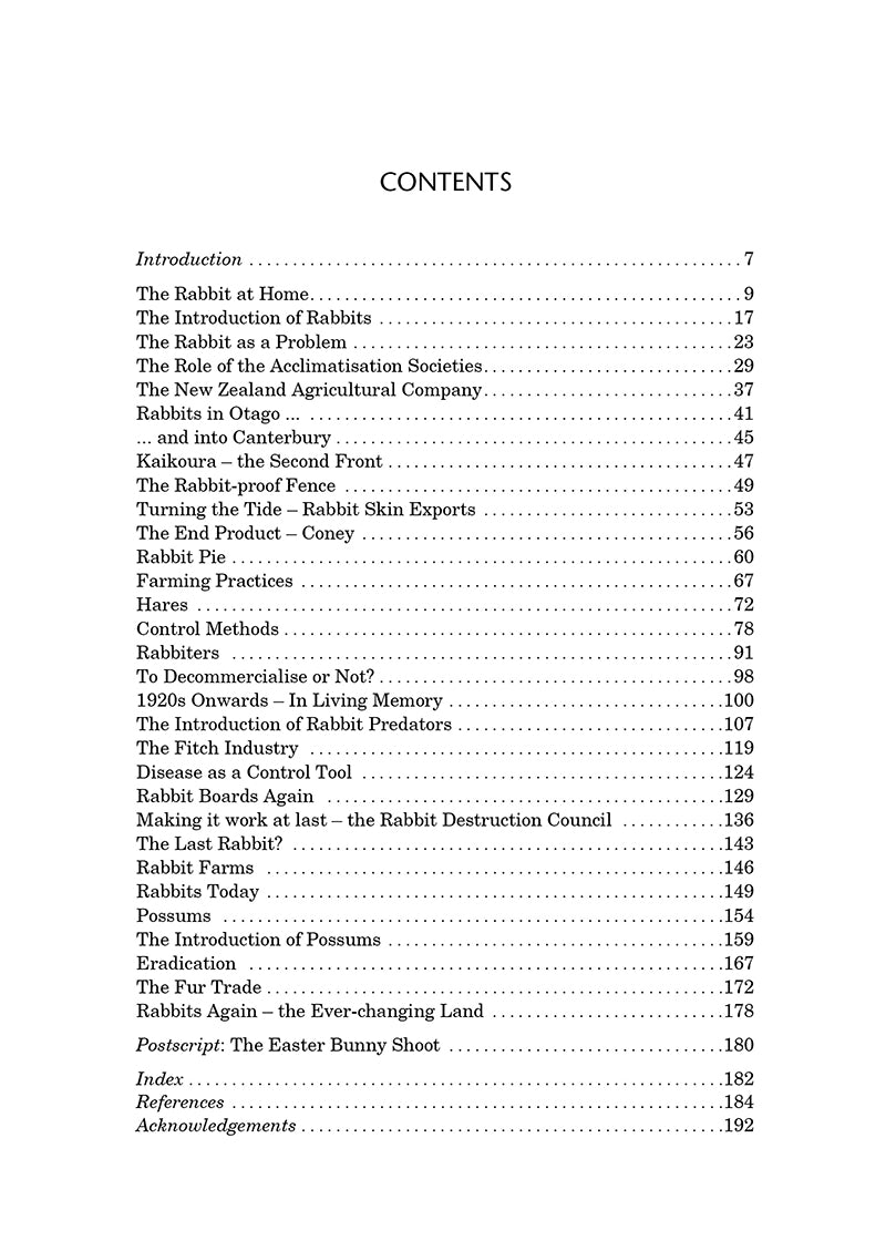 Rabbits and Possums in New Zealand