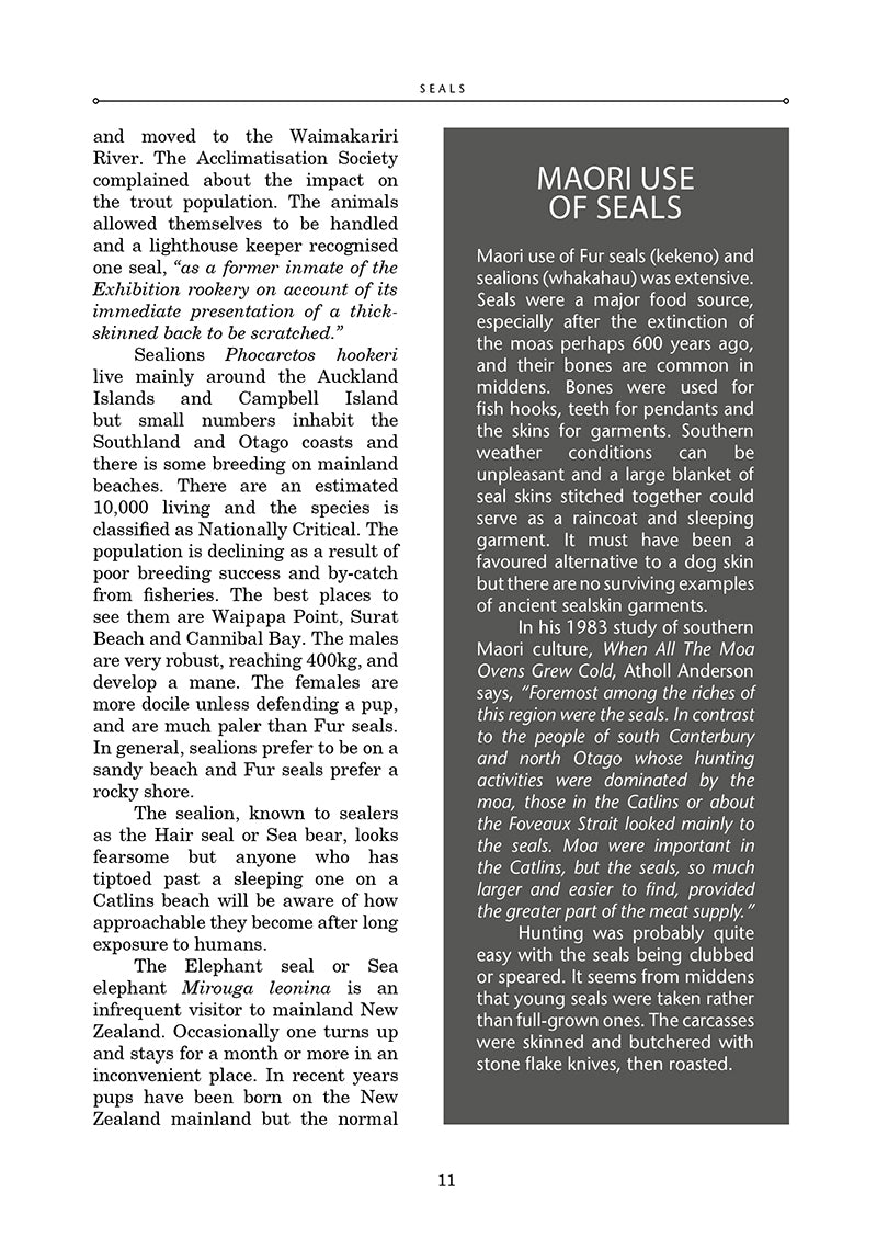 Whaling and Sealing in Southern New Zealand